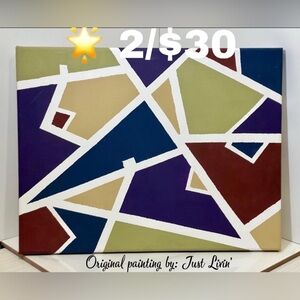 🌟 Original Abstract Acrylic Painting